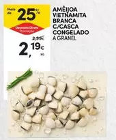 Oferta de A+ - Ameijoa Vietnamita Branca C/casca Congelado por 2,19€ em Continente