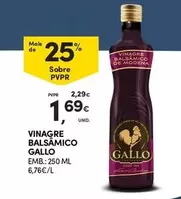 Oferta de Gallo - Vinagre Balsamico por 1,69€ em Continente