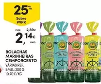 Oferta de Bolachas Marinheiras Camporcento por 2,14€ em Continente