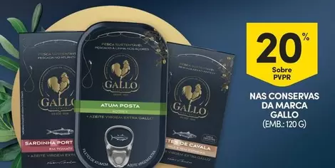 Oferta de Gallo - Nas Conservas Da Marcaem Continente