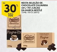 Oferta de Nestle - Chocolate Culináriaem Continente