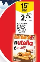 Oferta de Nutella - Bolachas B-ready por 2,79€ em Continente