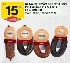 Oferta de Continente - Numa Selecao De Enchidos De Argamil Da Marcaem Continente