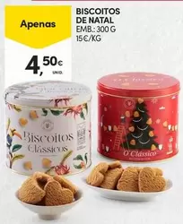 Oferta de Biscoitos De Natal por 4,5€ em Continente