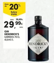 Oferta de Hendrick's - Gin por 29,99€ em Continente