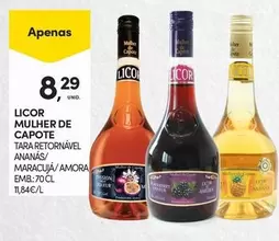 Oferta de €CO+ - Licor Mulher De Capote por 8,29€ em Continente