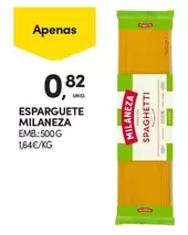 Oferta de Milaneza - Esparguete por 0,82€ em Continente