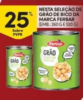 Oferta de Ferbar - Nesta Selecao De Grão De Bico Da Marcaem Continente