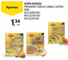 Oferta de Maggi - Sopa por 1,34€ em Continente