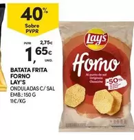 Oferta de Lay's - Batata Frita Forno por 1,65€ em Continente