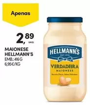 Oferta de Hellmann's - Maionese por 2,89€ em Continente