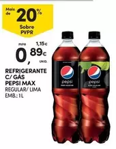 Oferta de Max - Refrigerante C/ Gas por 0,89€ em Continente