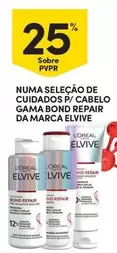 Oferta de L'Oréal - Numa Selecao De Cuidados P/ Cabelo Gama Bond Repair Da Marca Elviveem Continente