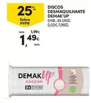 Oferta de Discos Desmaquillante por 1,49€ em Continente