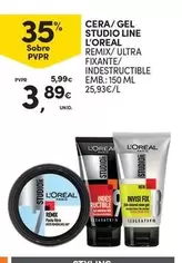 Oferta de Cera/Gel Studio Line por 3,89€ em Continente