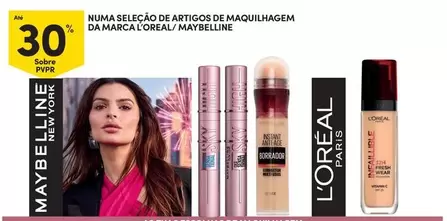 Oferta de L'Oréal - Numa Selecao De Artigos De Maquilhagemem Continente