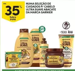 Oferta de Garnier - Numa Selecao De Cuidados P/ Cabelo Ultra Suave Abacate Da Marcaem Continente