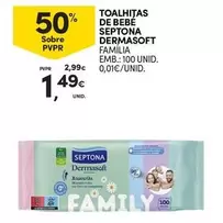 Oferta de Toalhitas De Bebe por 1,49€ em Continente