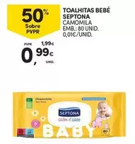 Oferta de Toalhitas Bebe por 0,99€ em Continente