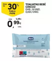 Oferta de Chicco - Toalhitas Bebe por 0,99€ em Continente