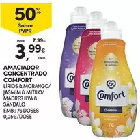 Oferta de Comfort - Amaciador Concentrado por 3,99€ em Continente