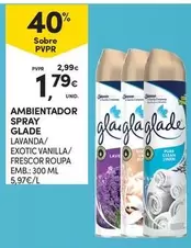 Oferta de Glade - Ambientador Spray por 1,79€ em Continente