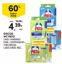 Oferta de Pato - Discos Wc por 4,39€ em Continente