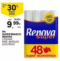 Oferta de Renova - Super Branco por 9,99€ em Continente