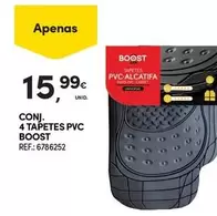 Oferta de Boost - Conj. 4 Tapetes Pvc por 15,99€ em Continente