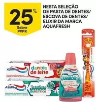 Oferta de Aquafresh - Selecao De Pasta De Dentes/Escova De Dentes/Elixir Da Marcaem Continente