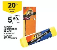 Oferta de Toalha Microfibras por 5,59€ em Continente