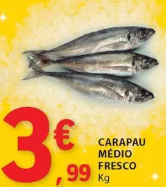 Oferta de Carapau Medio Fresco por 3,99€ em E.Leclerc