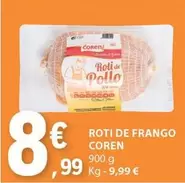 Oferta de Coren - Roti De Frango Coren por 8,99€ em E.Leclerc