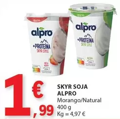 Oferta de Alpro - Skyr Soja por 1,99€ em E.Leclerc