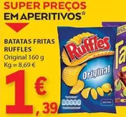 Oferta de Ruffles - Batatas Fritas por 1,39€ em E.Leclerc