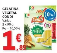 Oferta de Condi - Gelatina Vegetal por 1,89€ em E.Leclerc