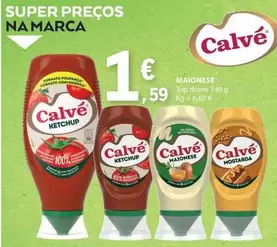 Oferta de Calvé - Maionese por 1,59€ em E.Leclerc