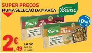 Oferta de Knorr - Caldo por 2,49€ em E.Leclerc