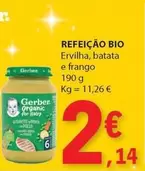 Oferta de Gerber - Refeicao Bio por 2,14€ em E.Leclerc