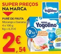 Oferta de Yogolino - Pure De Fruta por 2,54€ em E.Leclerc