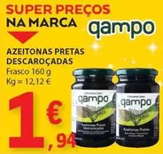 Oferta de Azeitonas Pretas Descarizadas por 1,94€ em E.Leclerc