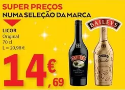 Oferta de Baileys - Original por 14,69€ em E.Leclerc