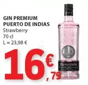 Oferta de Puerto de Indias - Gin Premium por 16,79€ em E.Leclerc