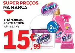 Oferta de Vanish - Tira Nódoas Pó Oxi Action por 15,99€ em E.Leclerc