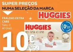 Oferta de Fraldas Extra Care por 10,29€ em E.Leclerc