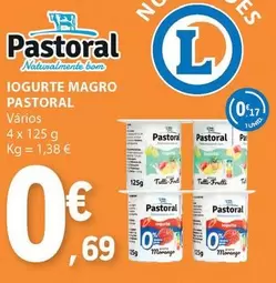 Oferta de Iogurte Magro por 0,69€ em E.Leclerc