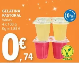 Oferta de Gelatina Pastoral por 0,74€ em E.Leclerc