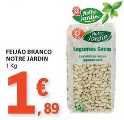 Oferta de Notre Jardin - Feijão Branco por 1,89€ em E.Leclerc