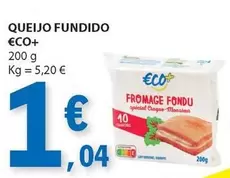 Oferta de Eco+ - Queijo Fundido por 1,04€ em E.Leclerc