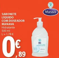 Oferta de .Com - Sabonete Liquido Com Doseador por 0,89€ em E.Leclerc